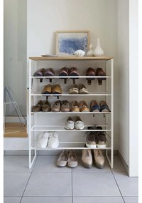 Biela kovová skrinka na topánky Tower – YAMAZAKI