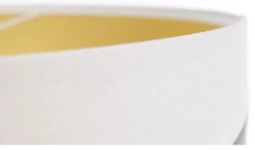 Luster na lanku SWING 1xE27/60W/230V šedá/biela/zlatá