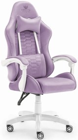 Herné kreslo HC-1000 Purple - zamatová látka