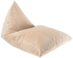 Svetlohnedý menčestrový detský sedací vak Big Lounger – Wigiwama