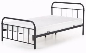 Kovová posteľ Donasi 120x200 cm čierna