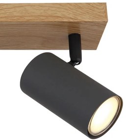 Globo 57911-3G - Bodové svietidlo ROBBY 3xGU10/35W/230V šedá/hnedá