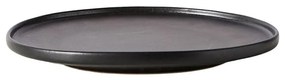 Muubs Plytký tanier CETO P.27,5cm čierno-hnedý