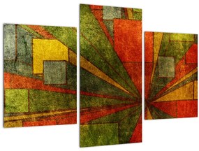 Obraz geometrické abstrakcie (90x60 cm)