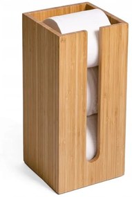 REA - Tutumi, bambusový držiak toaletného papiera Bamboo 390230, hnedá, HOM-07502