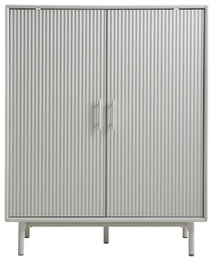 Sivá skrinka 100x125x40 cm Palma – Unique Furniture