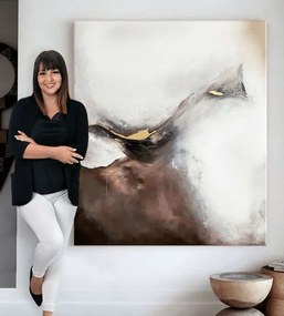 Obrazy na plátne - PREMIUM ART – Abstrakt Zahmlený štít | rôzne rozmery