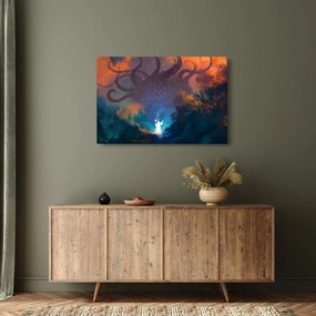Obraz - Kúzliaci čarodejník (90x60 cm)