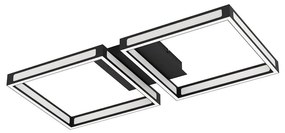 Eglo 99788 - LED Stropné svietidlo ALTAFLOR 2xLED/11,2W/230V čierna