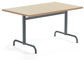 Stôl PLURAL, 1200x800x720 mm, linoleum - béžová, antracit