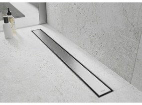 Mexen Flat nerezový sprchový žľab, 360°otočný sifon, 50 cm vzor M13, 2v1, 1010050-40