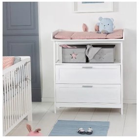 roba Prebaľovacia komoda Hamburg (2 zásuvky, biela)  (100397090)