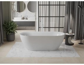 Mexen Roxy, voľne stojaca vaňa 170 x 80 cm, biela, biely prepad, 51201708000-20