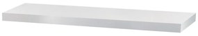 Polička nástenná 90 cm, MDF, farba biely mat, baleno v ochranej fólii - P-013 WT2