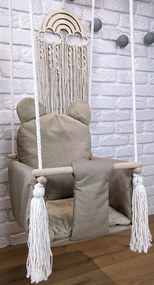 Detská hojdačka LULLABY - CAPPUCINO