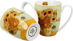 Porcelánový hrnček Van Gogh Sunflowers 350 ml sada 2ks
