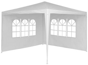 Party stan / pavilón RAFAEL 3 x 3 m biely - vrátane 2 bočných stien