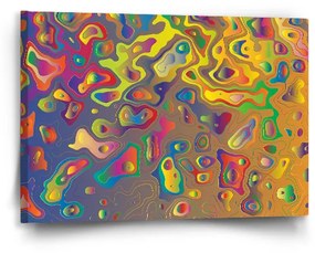 Sablio Obraz Farebné škvrny - 60x40 cm