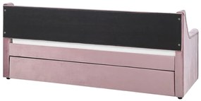 Rozkladacia posteľ  90x200 cm Maisha (ružová). Vlastná spoľahlivá doprava až k Vám domov. 1035496