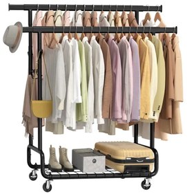 Vešiakový stojan na kolieskach HSR015B01