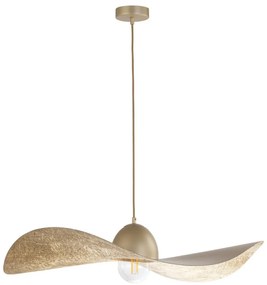 Luster na lanku KAPELLO 1xE27/60W/230V pr. 76 cm zlatá