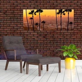 Obraz - Panorama Los Angeles (120x50 cm)