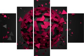 Obraz 3D abstrakcie (150x105 cm)
