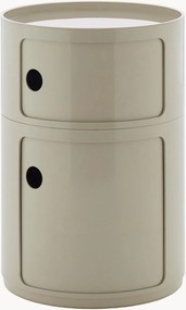 Dizajnová skrinka Componibili, 2 moduly, V 62 cm