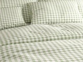 Bavlnené obliečky GRENTIS zelené Rozmer obliečok: 70 x 90 cm | 140 x 200 cm