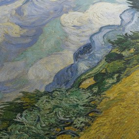 Obraz - Vincent van Gogh, Wheat Field with Cypresses, reprodukcia (90x60 cm)