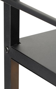 Inteligentná priemyselná stojaca lampa čierna vrátane Wifi G95 - Cage Rack