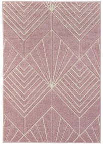 Koberce Breno Kusový koberec PORTLAND 58/RT4R, ružová, viacfarebná,200 x 285 cm