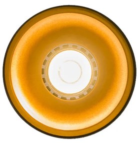 Inteligentný reflektor čierny so zlatom vrátane WiFi GU10 svetelného zdroja - Deep