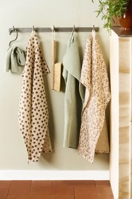 Ib Laursen Pletená utierka Dusty Green