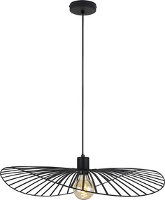 Toolight Toolight, závesné svietidlo 61cm, 1xE27, APP1841-1CP, čierna matná, OSW-07062