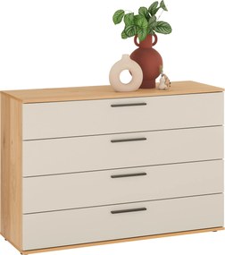 XXXLutz ŠIROKÁ KOMODA, piesková, farba duba, 120/83/46 cm Dieter Knoll - Komody - 001203003808
