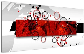 Obraz abstrakcie (120x50 cm)