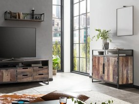 furniture-nabytek.cz - Malá komoda York dřevo akácie a kov