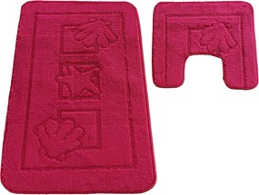 DY Kúpeľňová súprava Montana s výrezom Maritime Burgundy