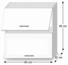 Horná kuchynská skrinka Lilouse G 60 U. Vlastná spoľahlivá doprava až k Vám domov. 788618