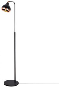 Stojacia lampa Yıldo 165 cm čierno-medená