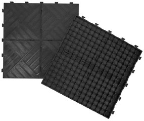 Multy Home Gumová dlaždica EXTREME SOLID 45 x 45 cm, čierna