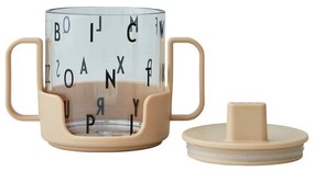 Béžový detský hrnček Design Letters Grow With Your Cup