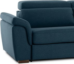 Pohovka FELYNE br. FIORELLO s rozkladom na každodenné spanie, 140, tm. modrá (jazz - 17 blue)