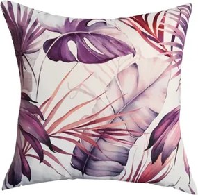 Dekoračný vankúš Jungle 45x45 cm, fialový%