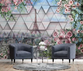 Gario Fototapeta Eiffelova veža na jar Materiál: Vliesová, Rozmery: 250 x 175 cm