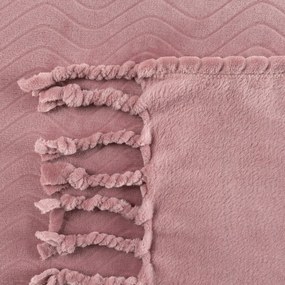 DEKA Z MIKROFLANELU EMMA 150X200 CM PÚDROVÁ