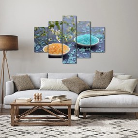 Obraz farebnej morskej soli (150x105 cm)