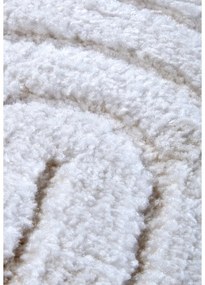 Biely okrúhly koberec ø 160 cm Panglao New York White – Elle Decoration