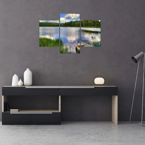Obraz - Malebná dedina (90x60 cm)